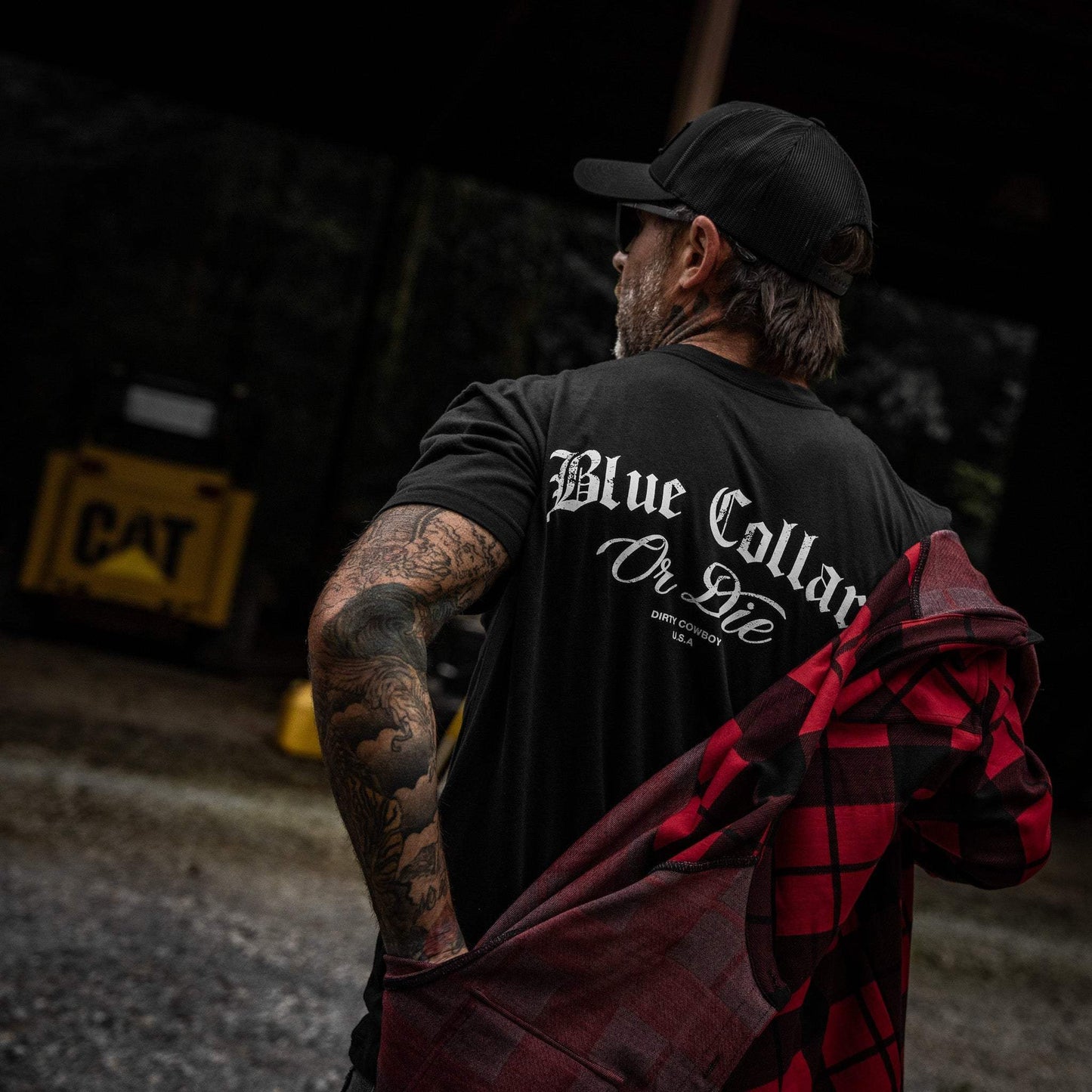 Blue Collar Or Die Men's T-Shirt - DIRTY COWBOY USA - Flyclothing LLC