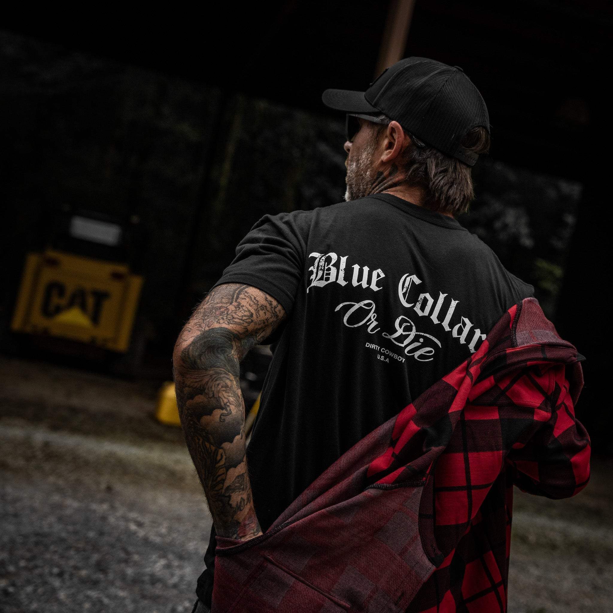 Blue Collar Or Die Men's T-Shirt - DIRTY COWBOY USA - Flyclothing LLC