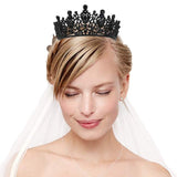 Teardrop Marquise Stone Accented Crown Tiara - Madeline Love - Flyclothing LLC