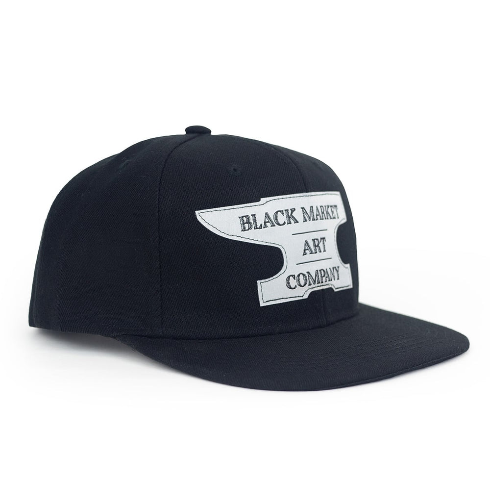 Black Market Art Company Black Market & Anvil Hat Print