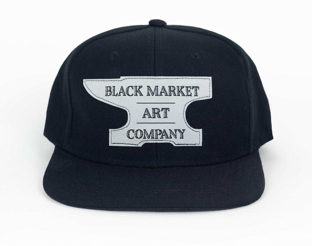 Black Market Art Company Black Market & Anvil Hat Print - Black Market Art Company - Flyclothing LLC