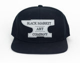 Black Market Art Company Black Market & Anvil Hat Print