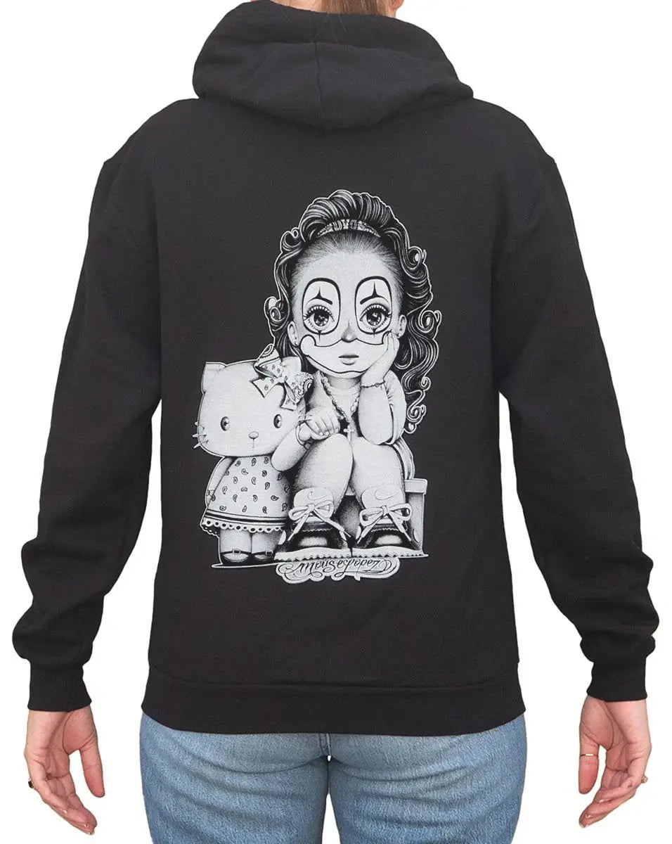 Black Market Art Company Lil Payasa Women's Zip Hoodie - Black Market Art Company - Flyclothing LLC