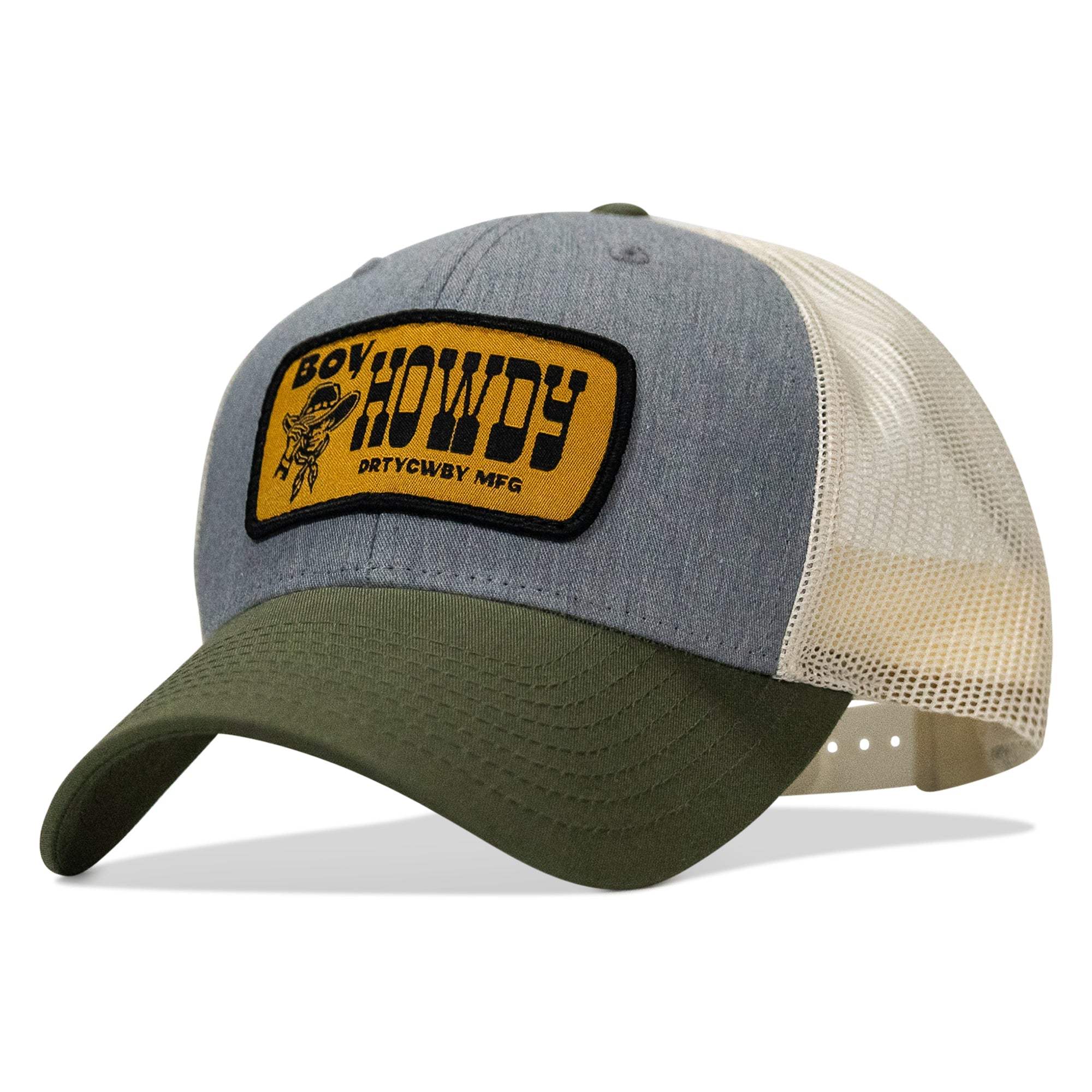 Boy Howdy Western Patch Snapback Hat - DIRTY COWBOY USA - Flyclothing LLC