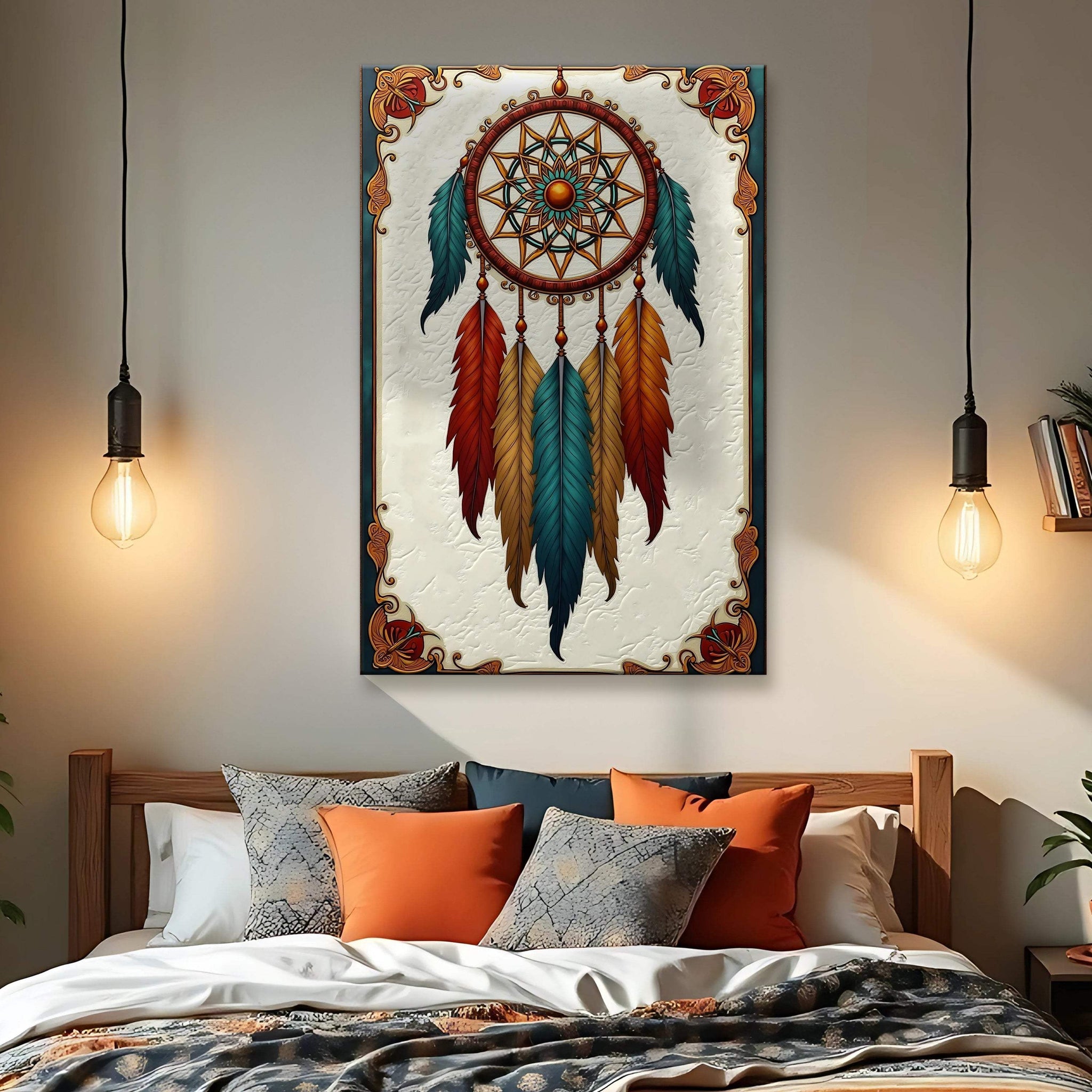 3D Whispering Feathers Wall Art V - Tailored Canvases - Flyclothing LLC