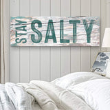 Stay Salty Coastal Sign VI - Tailored Canvases - Flyclothing LLC