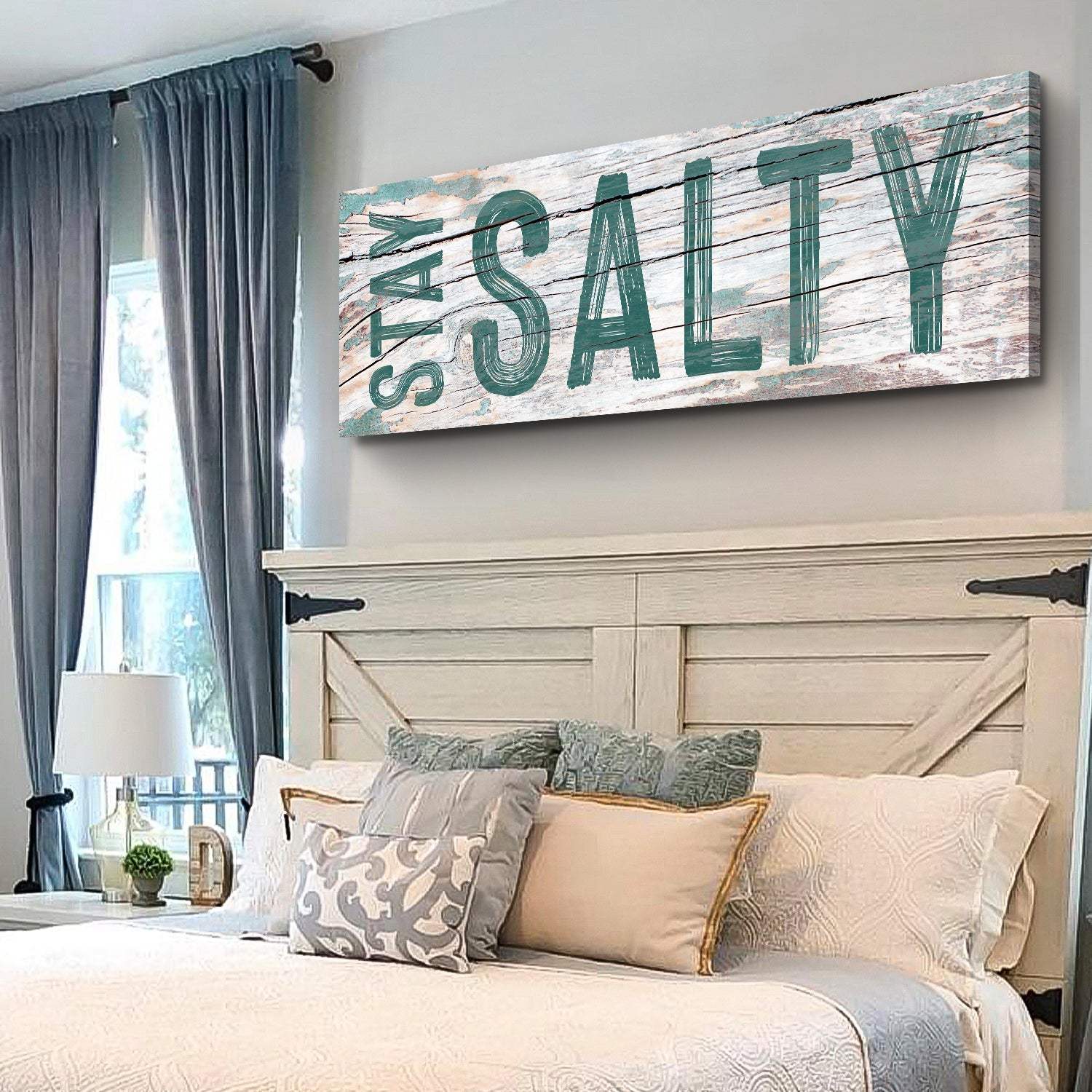 Stay Salty Coastal Sign VI - Tailored Canvases - Flyclothing LLC