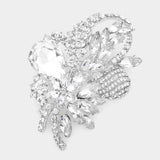 Glass Crystal Bouquet Brooch Pendant - Madeline Love - Flyclothing LLC