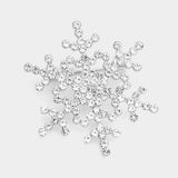 Rhinestone snowflake brooch - Madeline Love - Flyclothing LLC