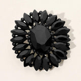 Marquise Crystal Statement Flower Pin Brooch - Madeline Love - Flyclothing LLC