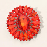 Marquise Crystal Statement Flower Pin Brooch - Madeline Love - Flyclothing LLC