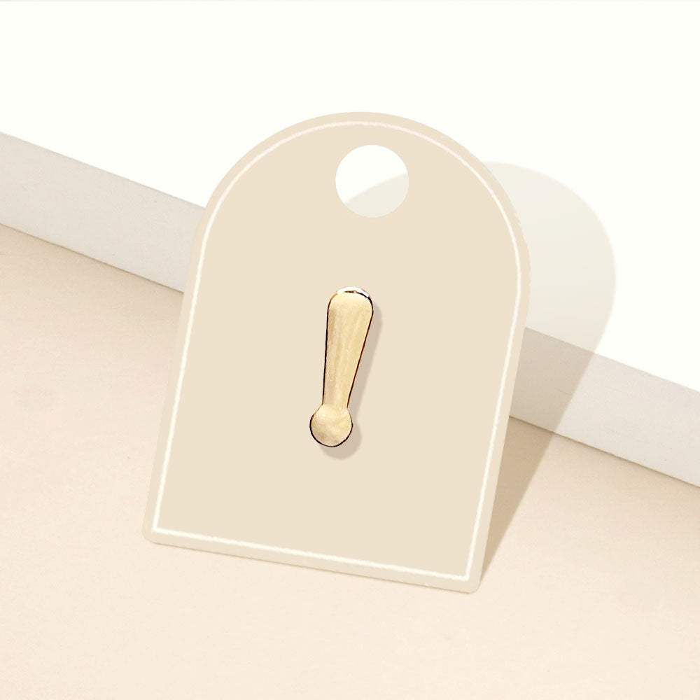 Metal Exclamation Mark Lapel Mini Pin Brooch - Madeline Love - Flyclothing LLC