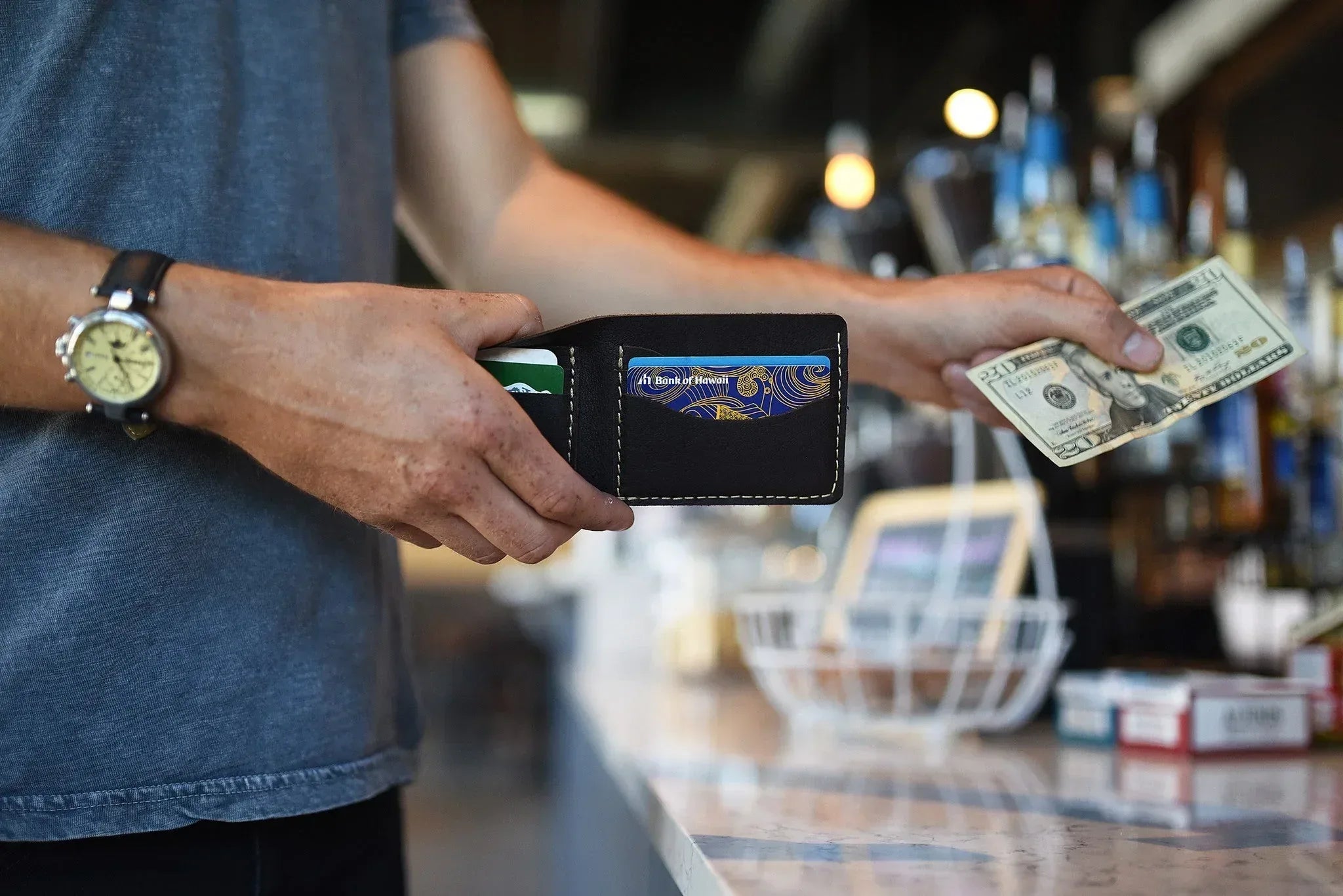 Wave Bifold - Kiko Leather - Flyclothing LLC