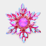 Marquise Stone Cluster Pin Brooch - Madeline Love - Flyclothing LLC