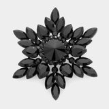 Marquise Stone Cluster Pin Brooch - Madeline Love - Flyclothing LLC