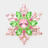 Marquise Stone Cluster Pin Brooch - Madeline Love - Flyclothing LLC