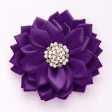 Pearl Pointed Flower Ribbon Brooch Hair Clip - Madeline Love - Flyclothing LLC