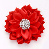 Pearl Pointed Flower Ribbon Brooch Hair Clip - Madeline Love - Flyclothing LLC