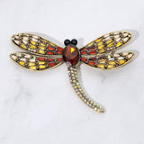 Sparkling Stone Embellished Dragonfly Pin Brooch - Madeline Love - Flyclothing LLC