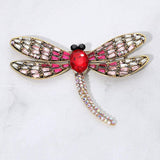 Sparkling Stone Embellished Dragonfly Pin Brooch - Madeline Love - Flyclothing LLC