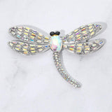 Sparkling Stone Embellished Dragonfly Pin Brooch - Madeline Love - Flyclothing LLC