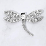 Sparkling Stone Embellished Dragonfly Pin Brooch - Madeline Love - Flyclothing LLC