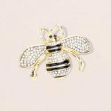 Crystal Paved Honey Bee Pin Brooch - Madeline Love - Flyclothing LLC