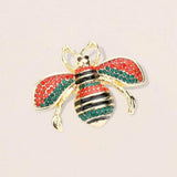 Crystal Paved Honey Bee Pin Brooch - Madeline Love - Flyclothing LLC