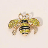 Crystal Paved Honey Bee Pin Brooch - Madeline Love - Flyclothing LLC