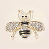 Crystal Embellished Honey Bee brooch - Madeline Love - Flyclothing LLC