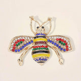 Crystal Embellished Honey Bee brooch - Madeline Love - Flyclothing LLC