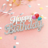 Stone Paved Happy Birthday Message Pin Brooch - Madeline Love - Flyclothing LLC