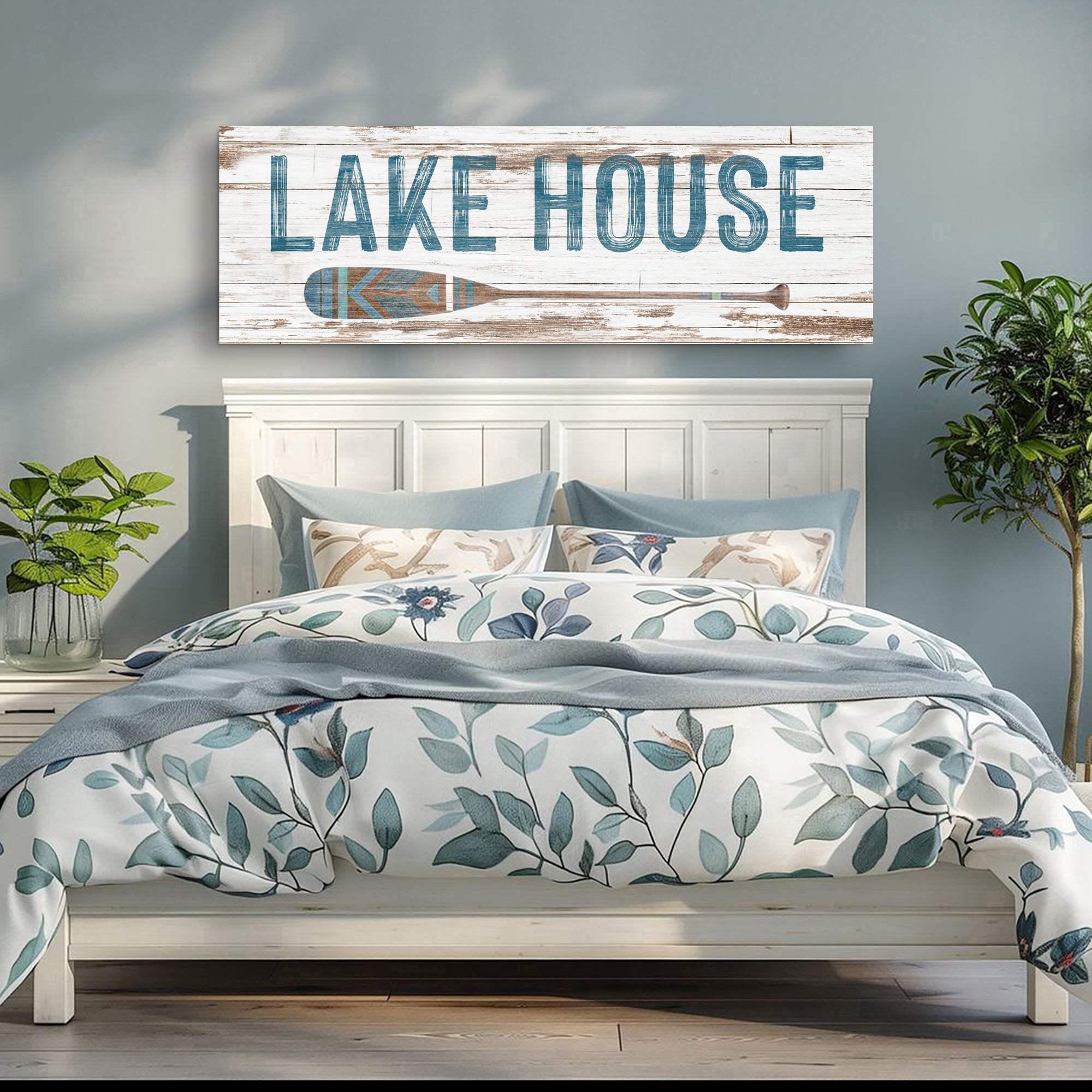 Lake House Coastal Sign II - Tailored Canvases - Flyclothing LLC