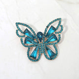 Stone Cluster Butterfly Pin Brooch - Madeline Love - Flyclothing LLC