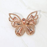 Stone Cluster Butterfly Pin Brooch - Madeline Love - Flyclothing LLC