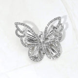 Stone Cluster Butterfly Pin Brooch - Madeline Love - Flyclothing LLC