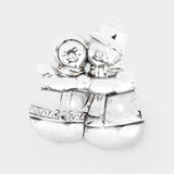 Christmas Metal Snowman Pin Brooch Pendant - Madeline Love - Flyclothing LLC