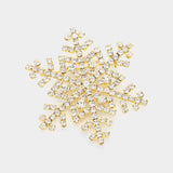 Crystal Snowflake Pin Brooch - Madeline Love - Flyclothing LLC