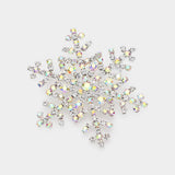 Crystal Snowflake Pin Brooch - Madeline Love - Flyclothing LLC