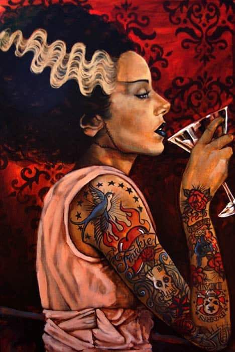 Black Market Art Company Bride Cocktail Print - Black Market Art Company - Flyclothing LLC