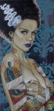 Black Market Art Company Bride Ink & Bride of Frankenstein Print