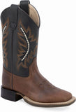 Old West Children's Broad Square Toe Boots - Old West