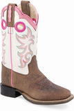 Old West Children's Broad Square Toe Boots - Old West