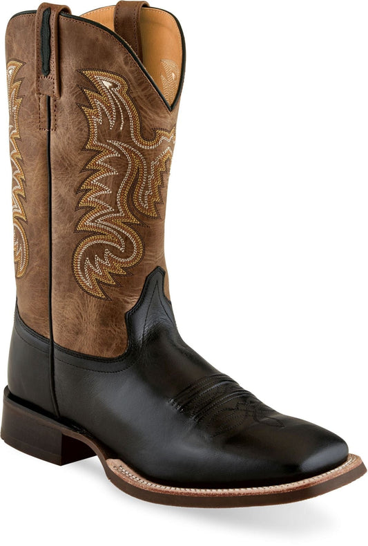 Old West Black Canyon foot Tan Fry shaft Men's Broad Square Toe Boots - Old West