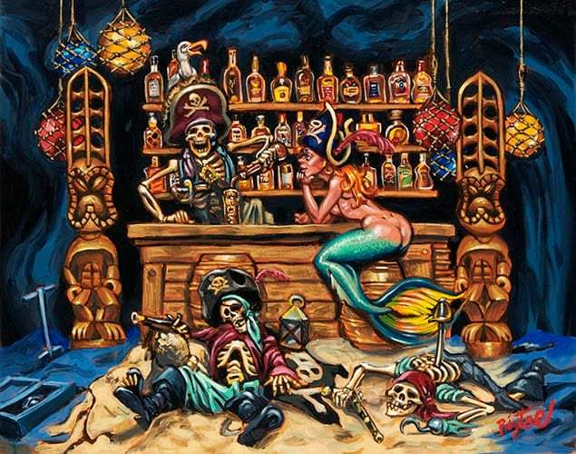 Black Market Art Company A Pirates Life Print - Black Market Art Company - Flyclothing LLC