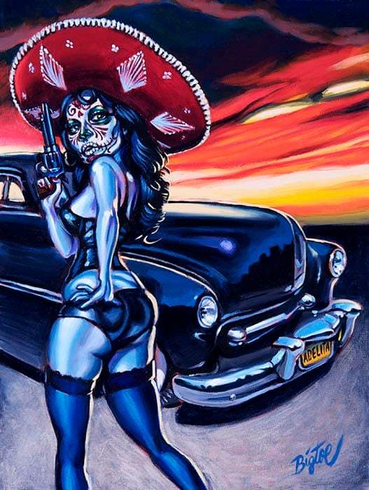Black Market Art Company Adelita Print - Black Market Art Company - Flyclothing LLC