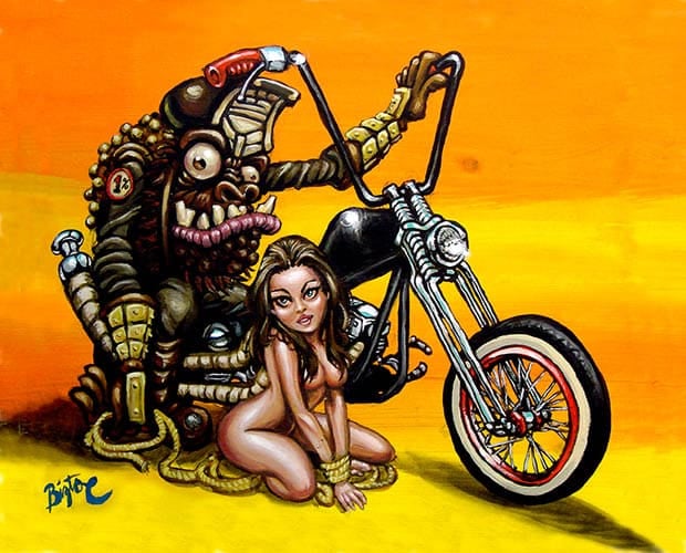 Black Market Art Company Forbidden Zone Print