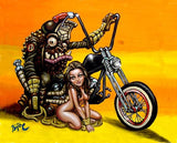 Black Market Art Company Forbidden Zone Print