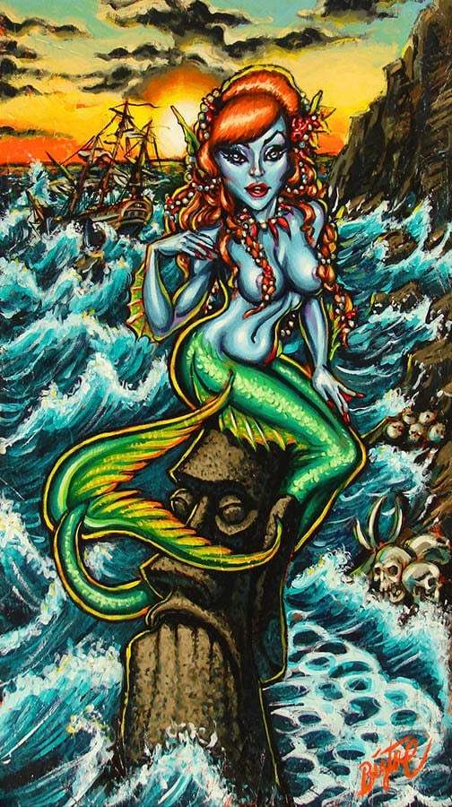 Black Market Art Company Love On The Rocks Print - Black Market Art Company - Flyclothing LLC