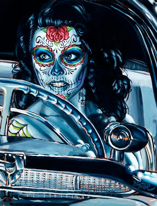 Black Market Art Company Muerte Se Pasea Print